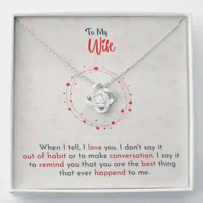 Elegant Gift For Wife - Interstellar Solitaire Necklace