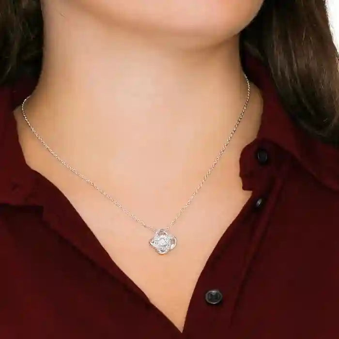 Special Message Gift For Girlfriend/Fiance - Interstellar Solitaire Necklace