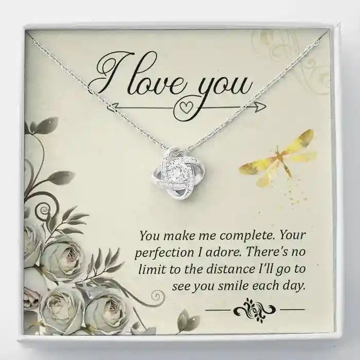 Amazing Gift For My Love - Interstellar Solitaire Necklace