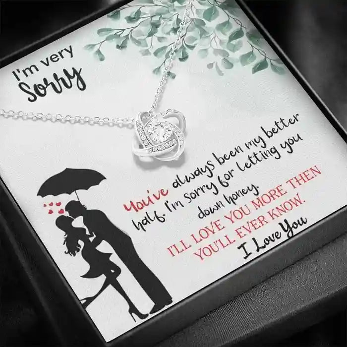 Perfect Sorry Gift For Your Loved Ones - Interstellar Solitaire Necklace