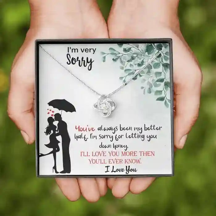 Perfect Sorry Gift For Your Loved Ones - Interstellar Solitaire Necklace