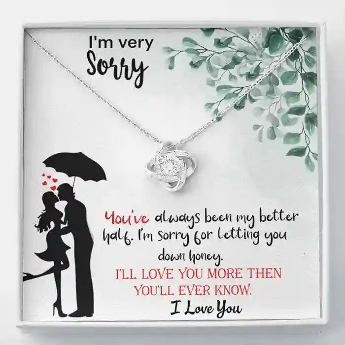 Perfect Sorry Gift For Your Loved Ones - Interstellar Solitaire Necklace