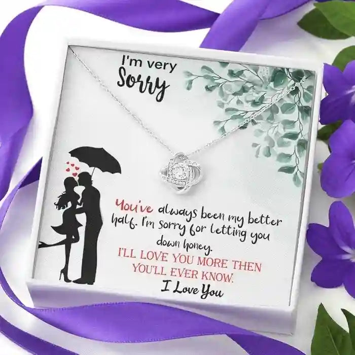 Perfect Sorry Gift For Your Loved Ones - Interstellar Solitaire Necklace