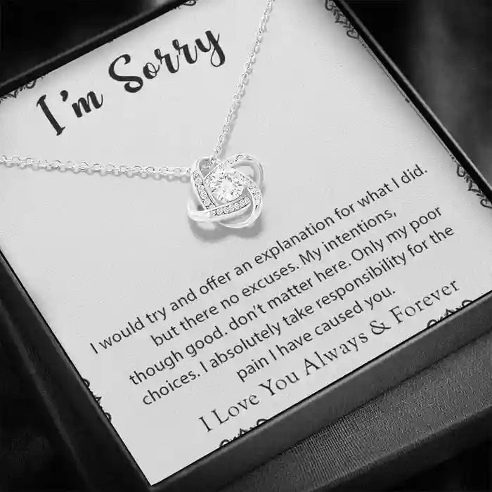 Perfect Apology Gift For Your Loved Ones - Interstellar Solitaire Necklace