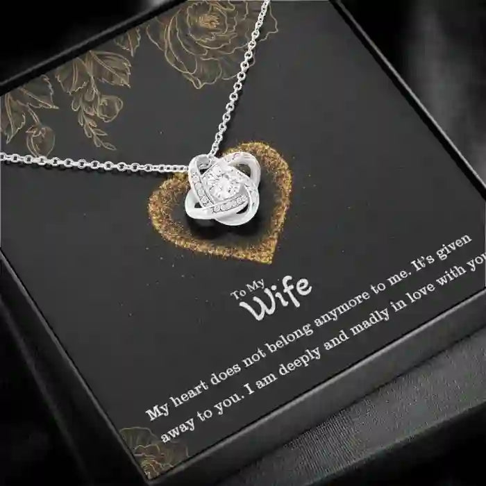 Precious Heartfelt Gift For Wife - Interstellar Solitaire Necklace