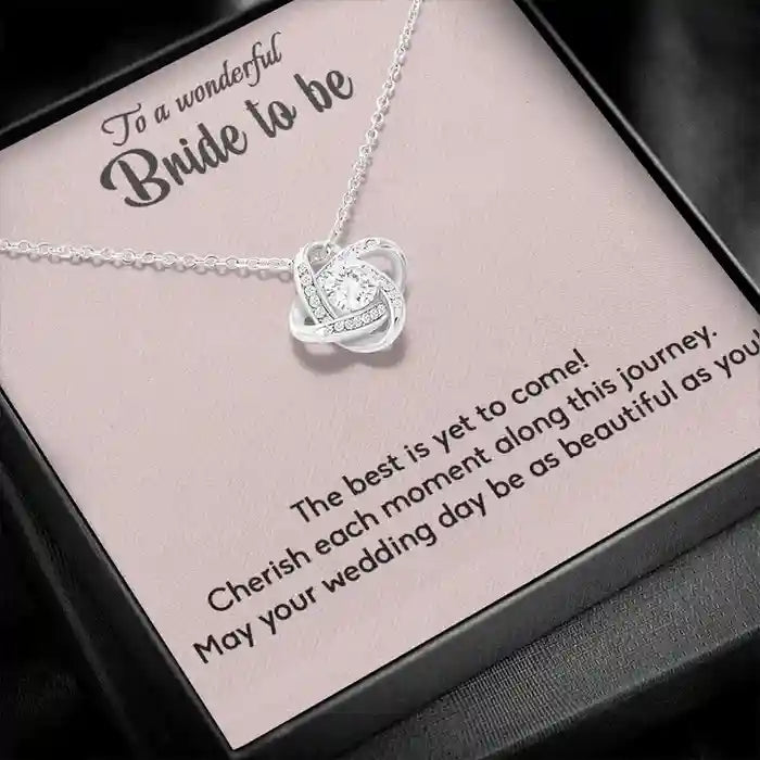 Amazing Gift For Bride To Be - Interstellar Solitaire Necklace