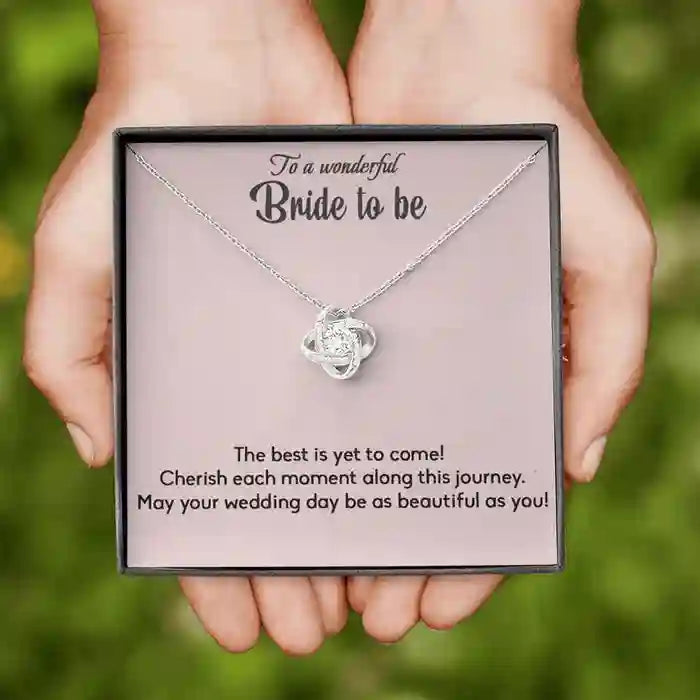 Amazing Gift For Bride To Be - Interstellar Solitaire Necklace