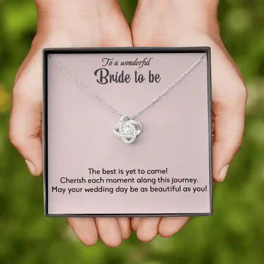 Amazing Gift For Bride To Be - Interstellar Solitaire Necklace