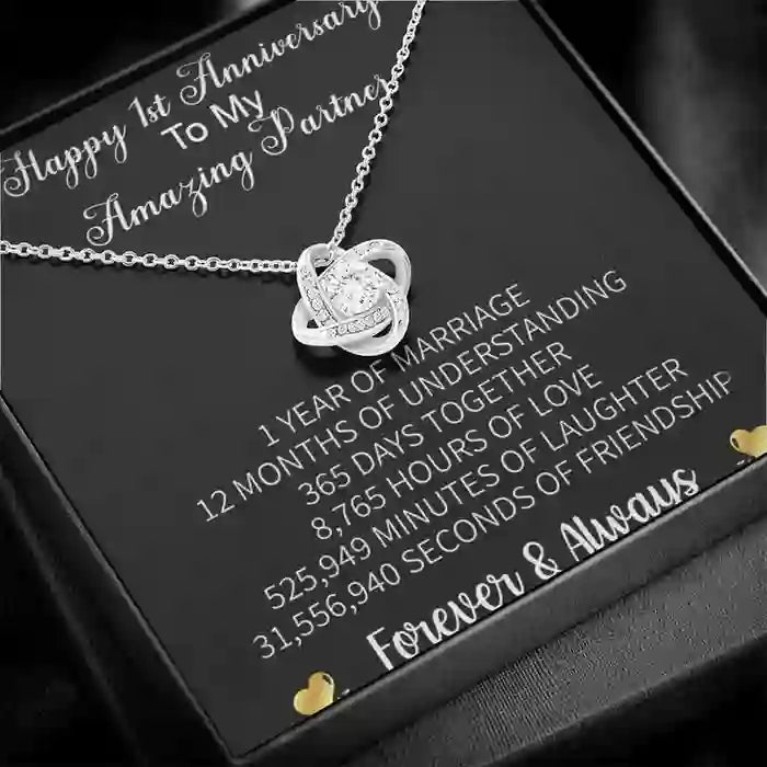Beautiful Amazing Anniversary Gift - Interstellar Solitaire Necklace