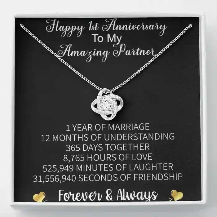 Beautiful Amazing Anniversary Gift - Interstellar Solitaire Necklace