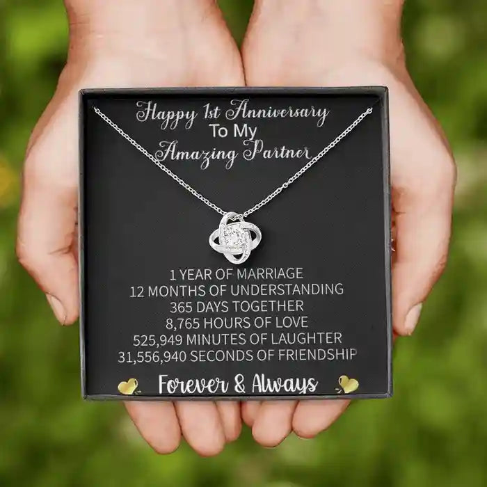 Beautiful Amazing Anniversary Gift - Interstellar Solitaire Necklace