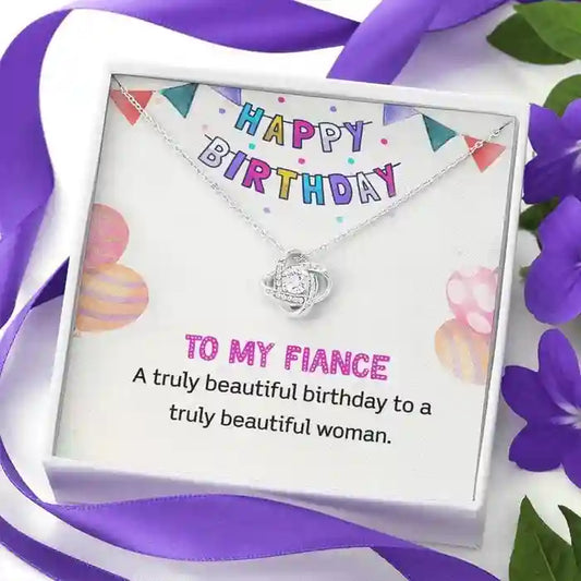 Birthday Gift For Fiance - Interstellar Solitaire Necklace
