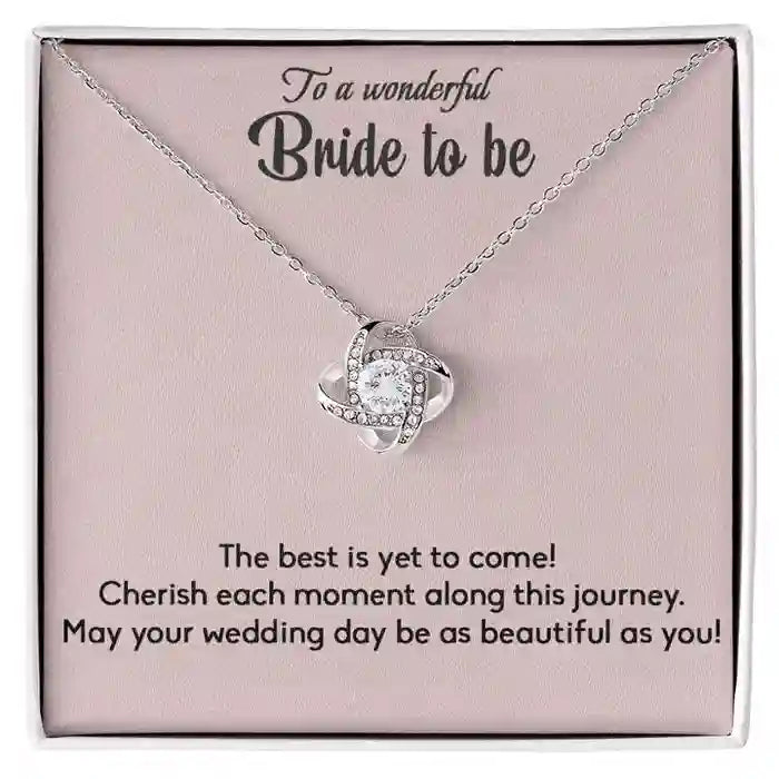 Amazing Gift For Bride To Be - Interstellar Solitaire Necklace