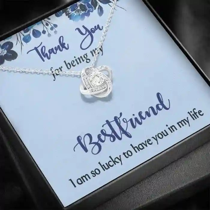 Beautiful Thank You Gift For Best Friend - Interstellar Solitaire Necklace