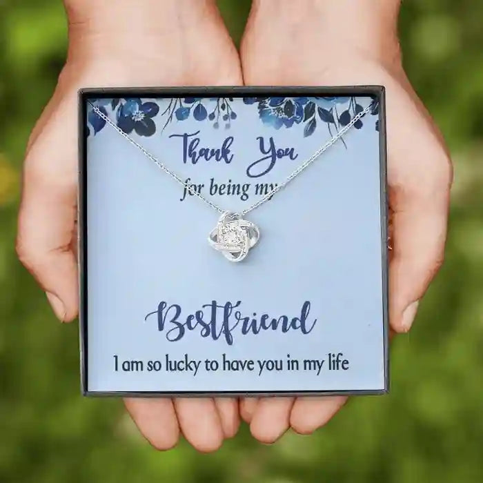Beautiful Thank You Gift For Best Friend - Interstellar Solitaire Necklace