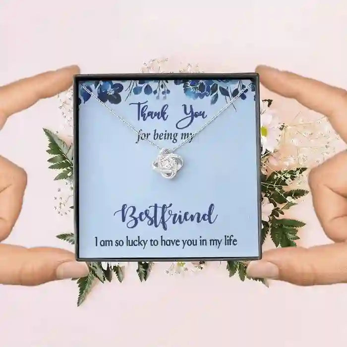 Beautiful Thank You Gift For Best Friend - Interstellar Solitaire Necklace
