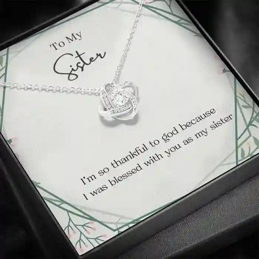 Unique Gift For Your Beautiful Sister - Interstellar Solitaire Necklace