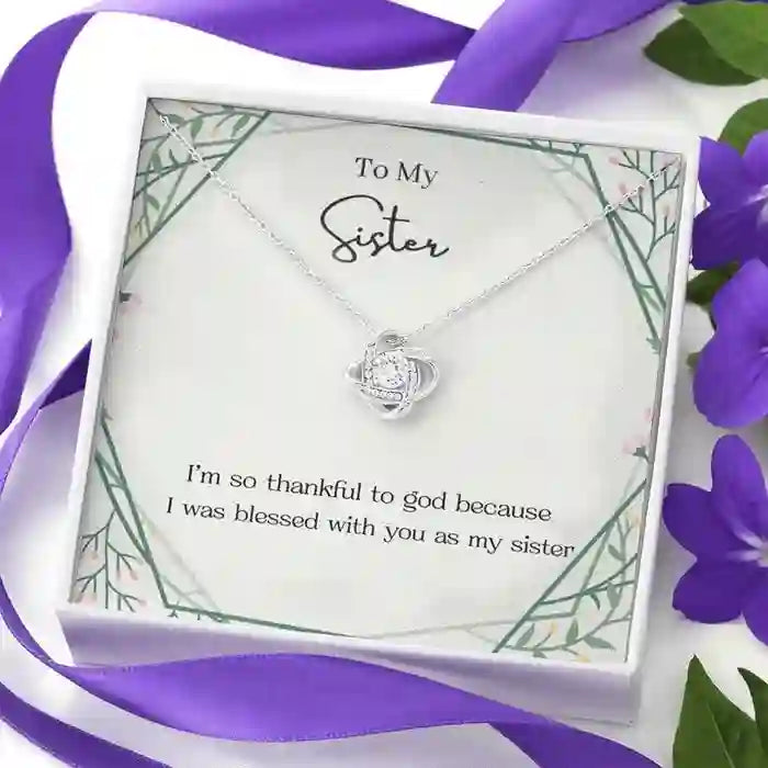 Unique Gift For Your Beautiful Sister - Interstellar Solitaire Necklace