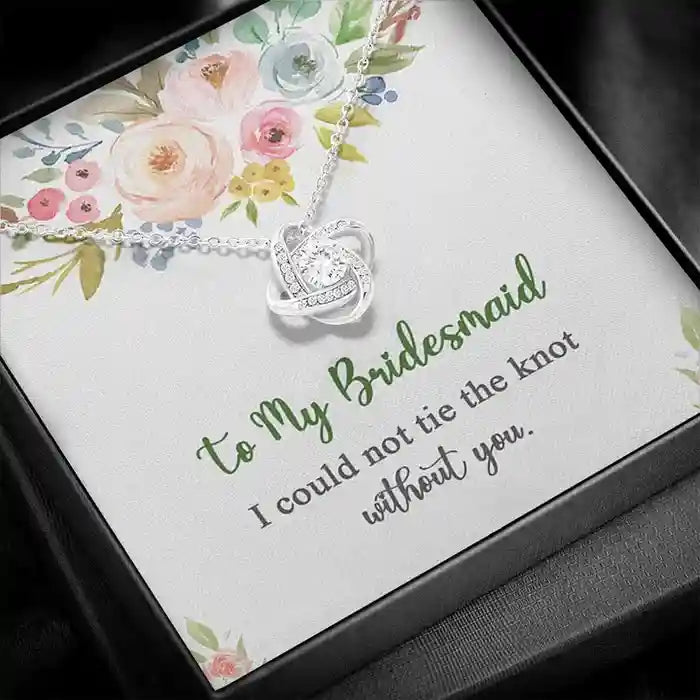 Beautiful Gift For Your Bridesmaid - Interstellar Solitaire Necklace