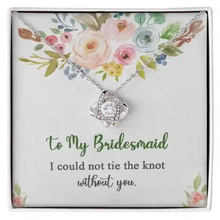 Beautiful Gift For Your Bridesmaid - Interstellar Solitaire Necklace