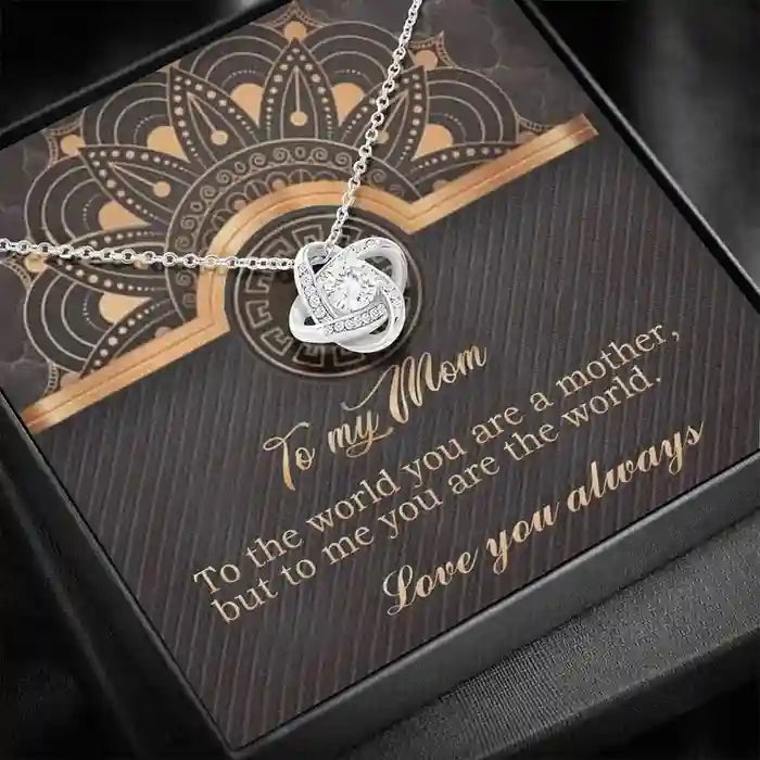 A Lovely Gift For Mother - Interstellar Solitaire Necklace