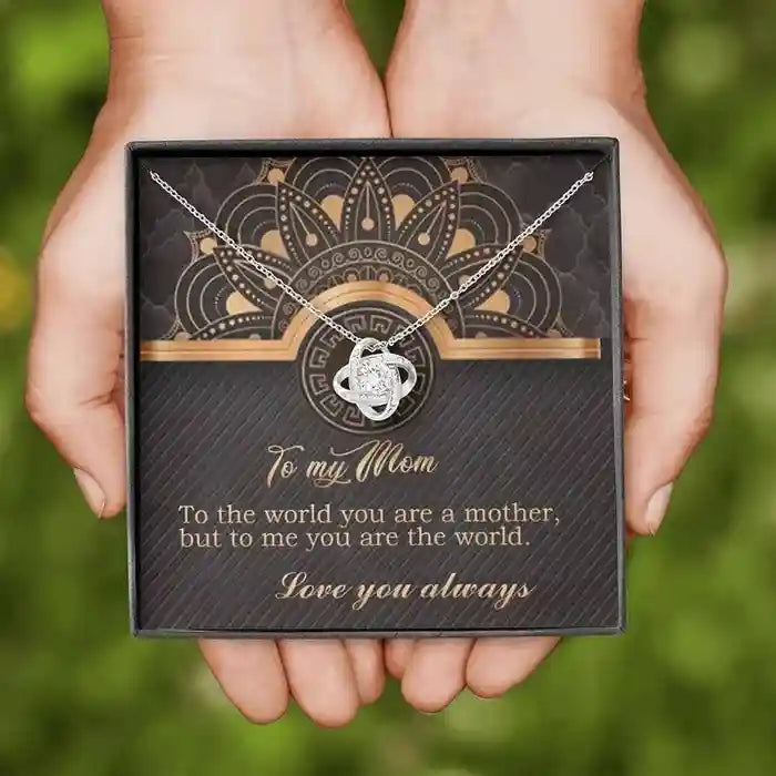 A Lovely Gift For Mother - Interstellar Solitaire Necklace
