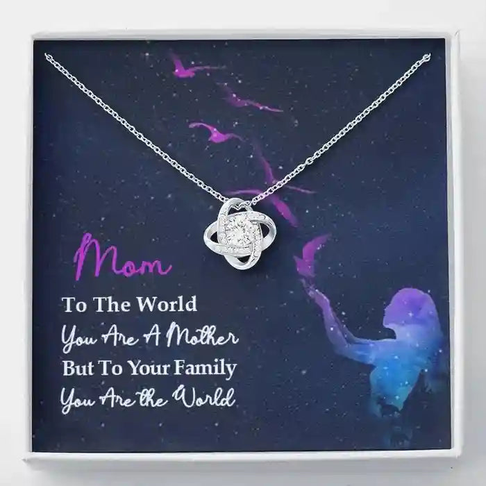 Most Worthy Gift For Your Mother - Interstellar Solitaire Necklace