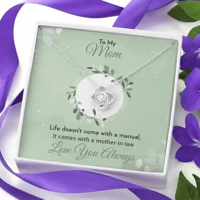 Unique Classy Gift For Mother In Law - Interstellar Solitaire Necklace