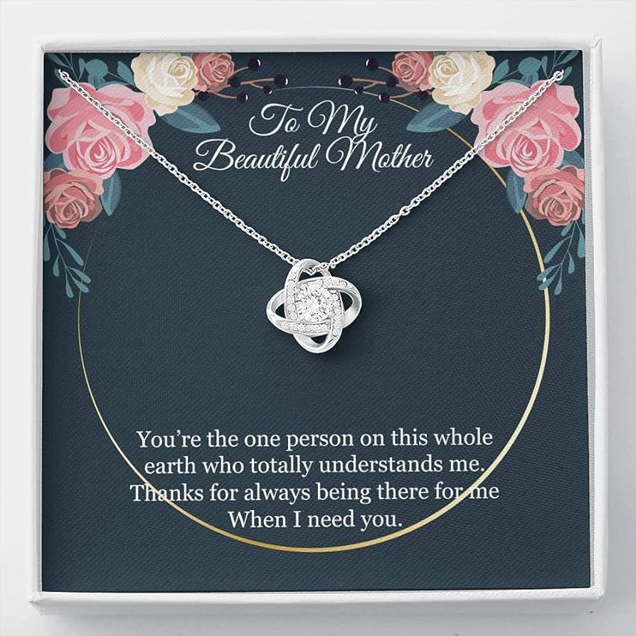 Beautiful Gift To My Beautiful Mother - Interstellar Solitaire Pendent