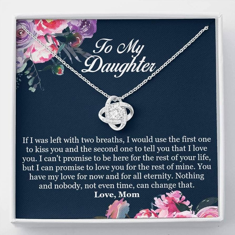 Beautiful Gift To My Beautiful Daughter - Interstellar Solitaire Necklace