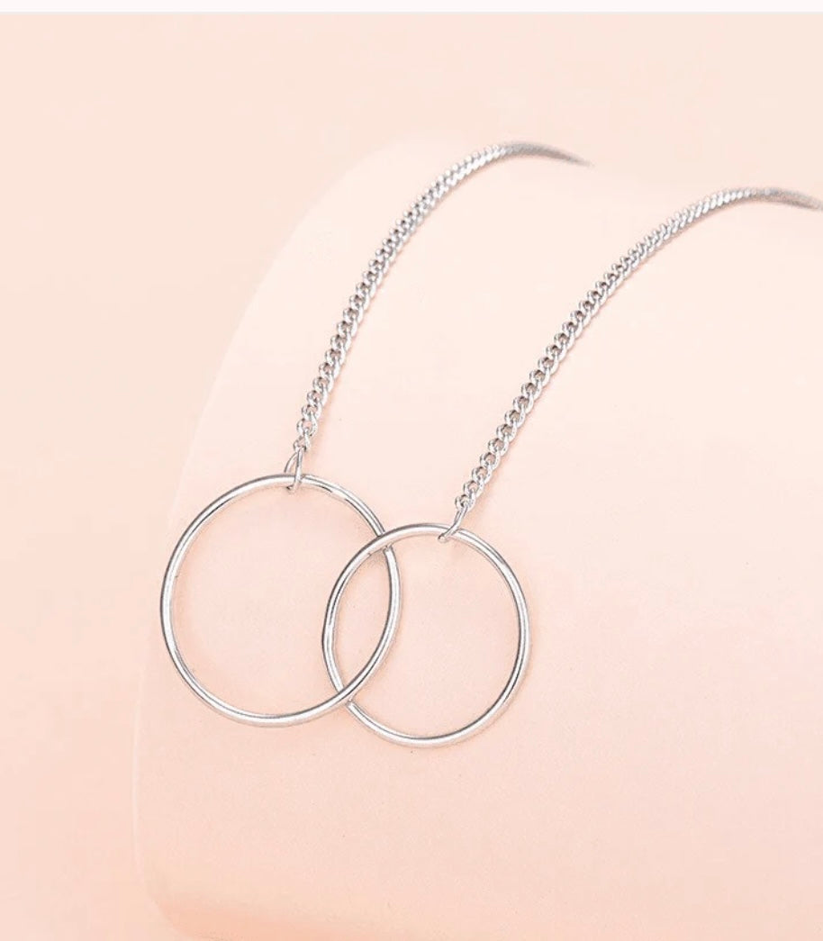 Beautiful Gift To My Beautiful Wife - Dual Circlet Necklace