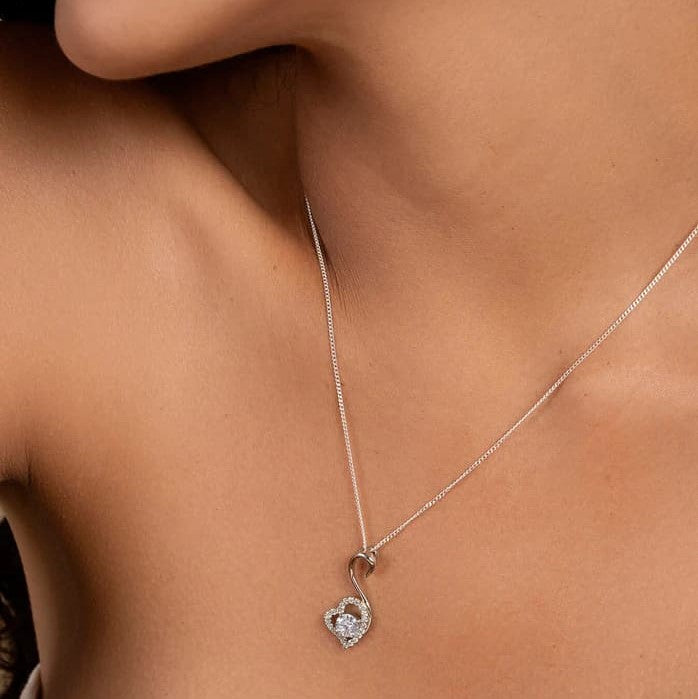 Swan 925 Pure Silver Necklace