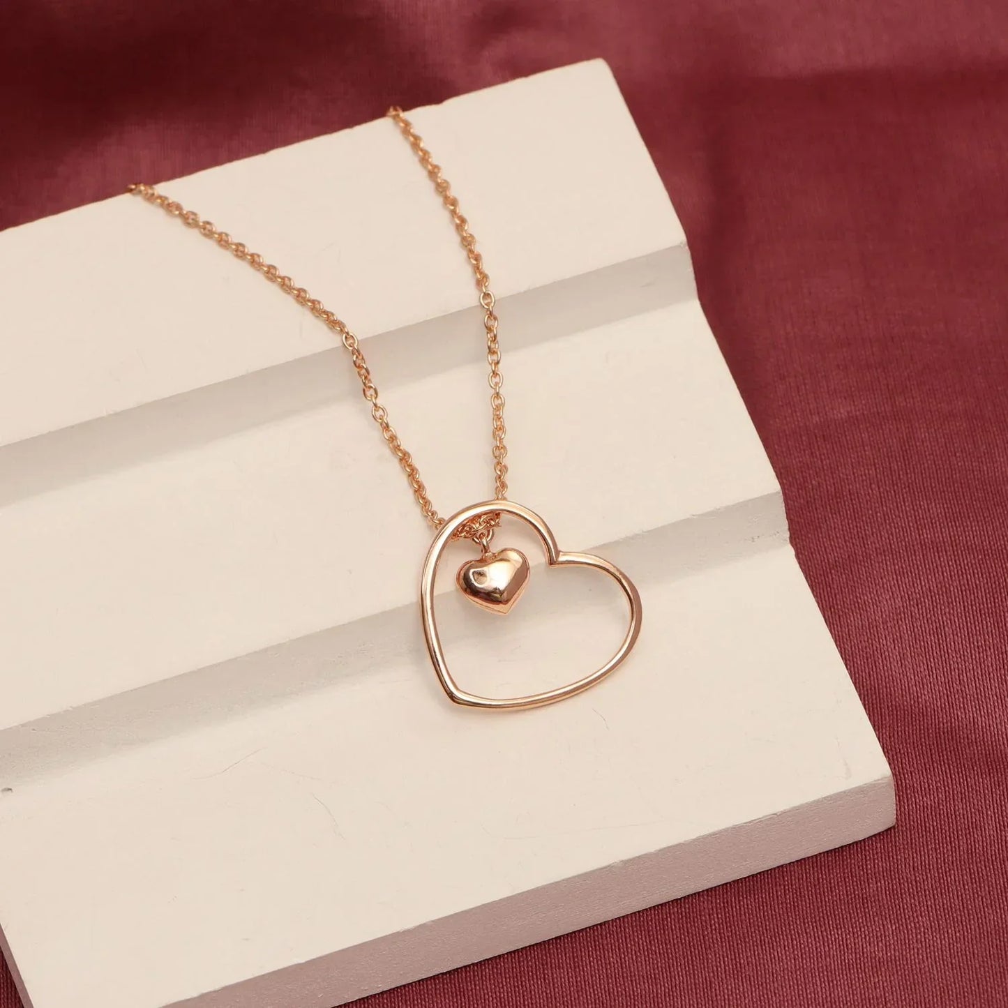 Heart Pure Silver Necklace