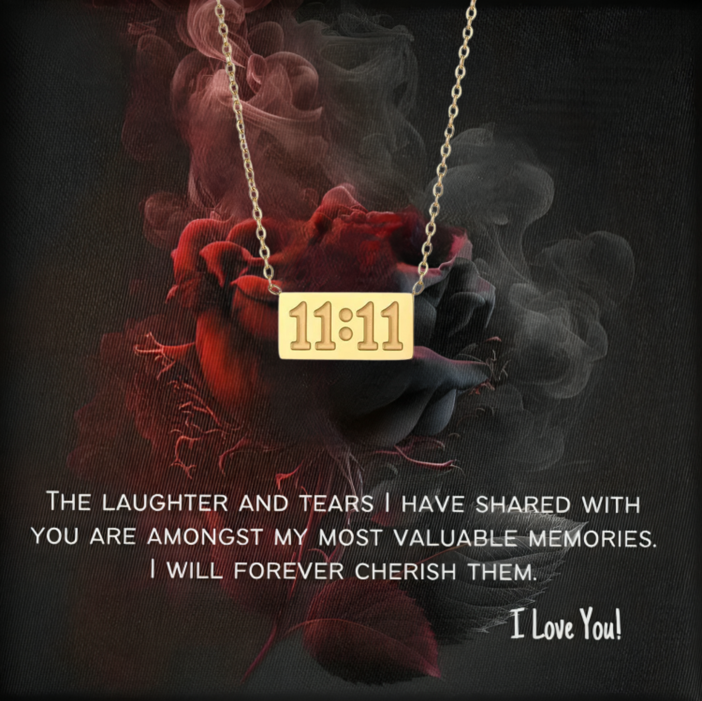Angel Number Unique Gift for Soulmate 1111 Angel Number 925 Silver Necklace