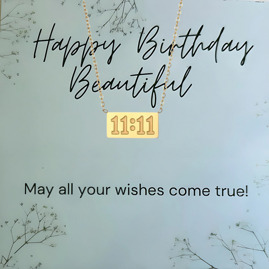 Birthday Gift for Soulmate 1111 Angel Number 925 Silver Necklace