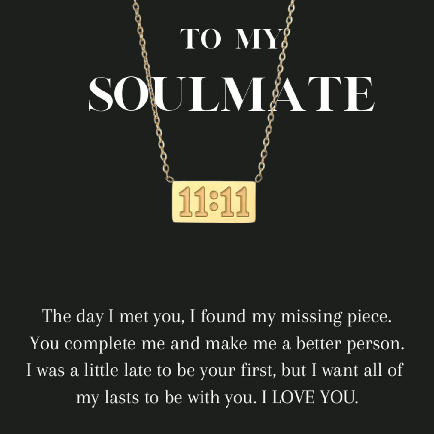 Surprising Gift for Soulmate 111 Angel Number 925 Silver Necklace