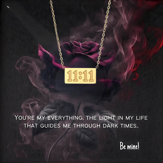 1111 Angel Number 925 Silver Necklace, Gift for Soulmate