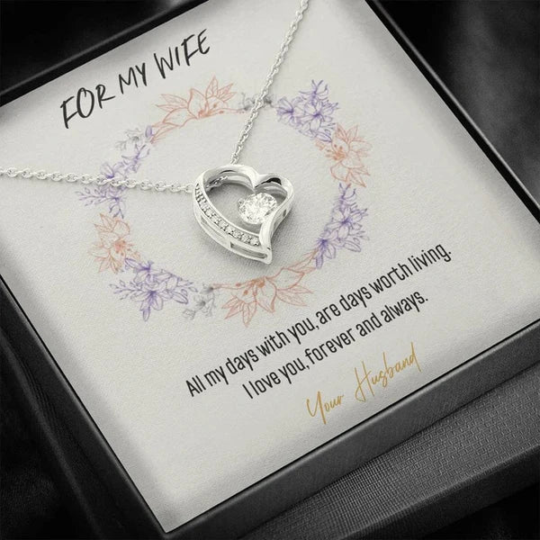Best Luxury Gift for Wife - Pure Silver Necklace Gift Set