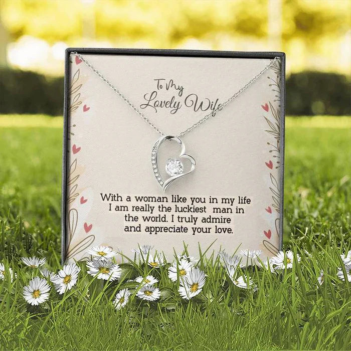 Perfect Silver Gift for Wife - Pure Silver Necklace Gift
