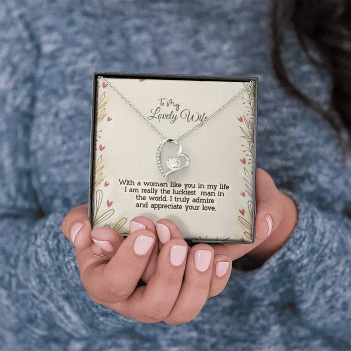 Perfect Silver Gift for Wife - Pure Silver Necklace Gift