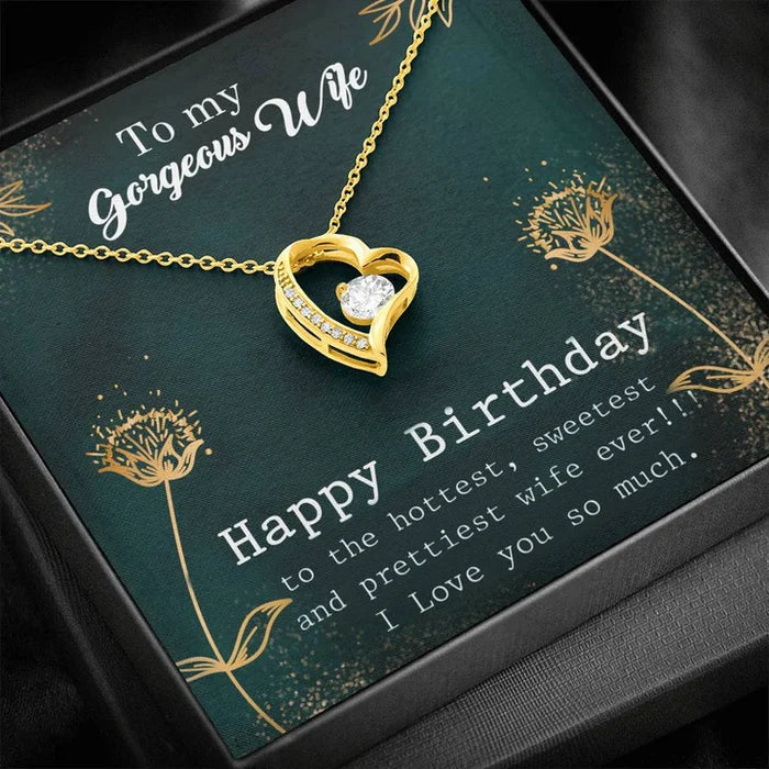 Best Birthday Gift For Wife - Pure Silver Necklace Gift
