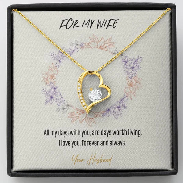 Best Luxury Gift for Wife - Pure Silver Necklace Gift Set