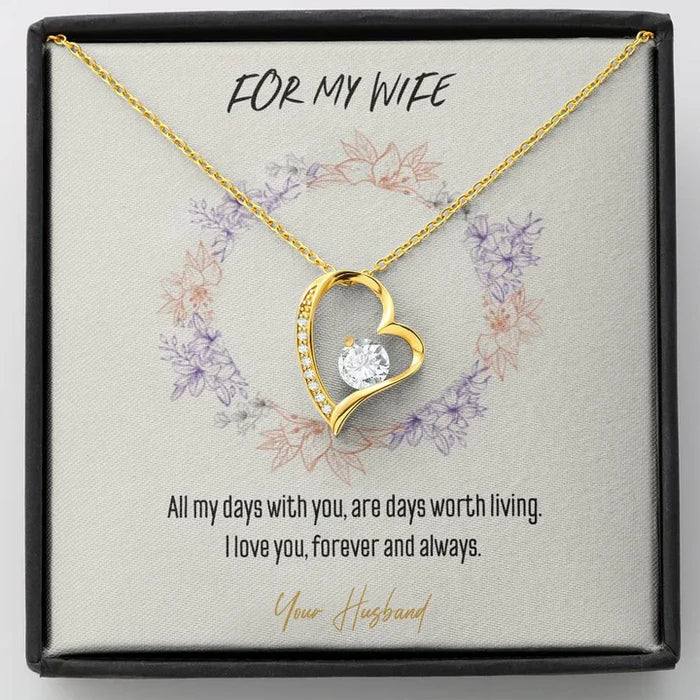 Best Luxury Gift for Wife - Pure Silver Necklace Gift