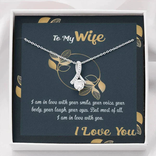 Exclusive Style To Say I Love You - Ribbon Love Necklace