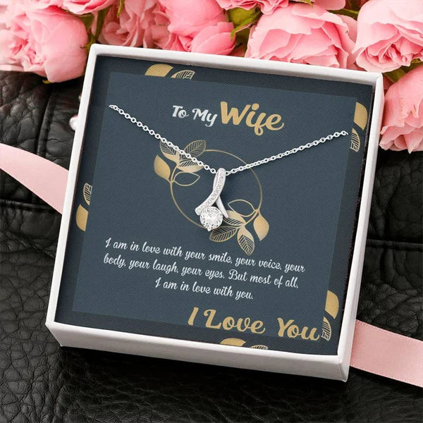 Exclusive Style To Say I Love You - Ribbon Love Necklace