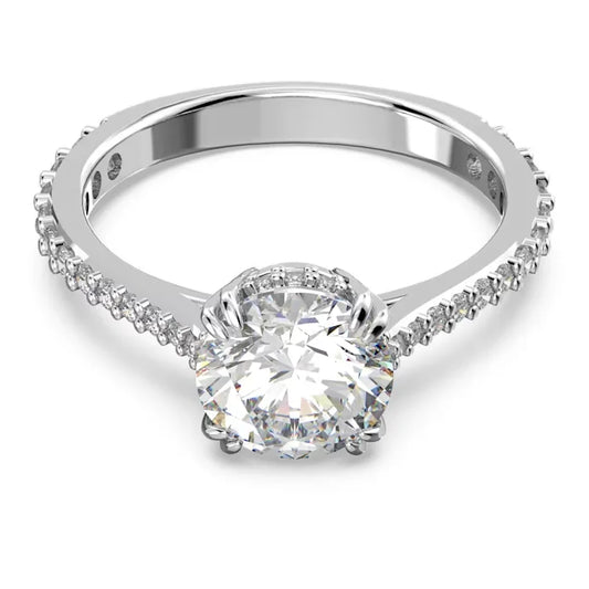 Constella Cocktail Pure Silver Ring - Adjustable Size