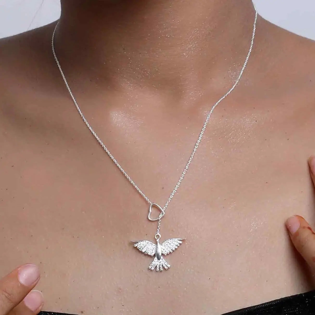 Phoenix Silver Necklace