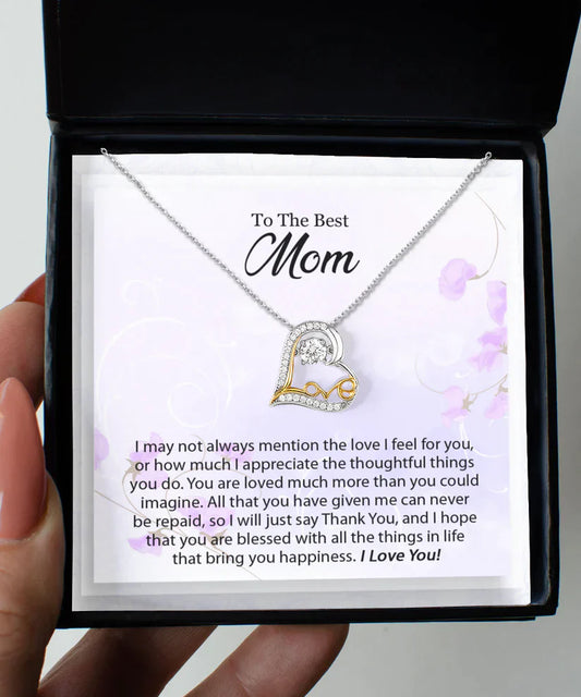 Beautiful Gift For Mother - Love Heart Necklace