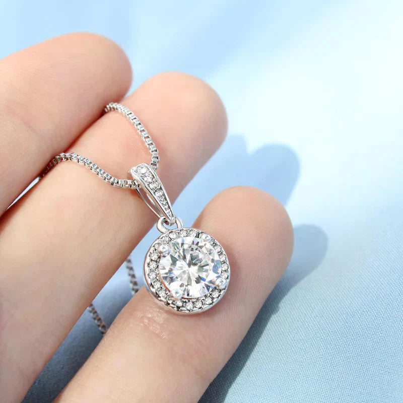 Drizzle Drop Pure Silver Necklace