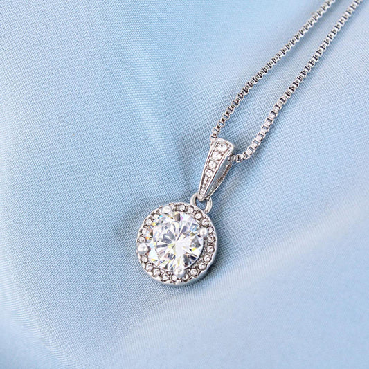 Drizzle Drop Pure Silver Necklace